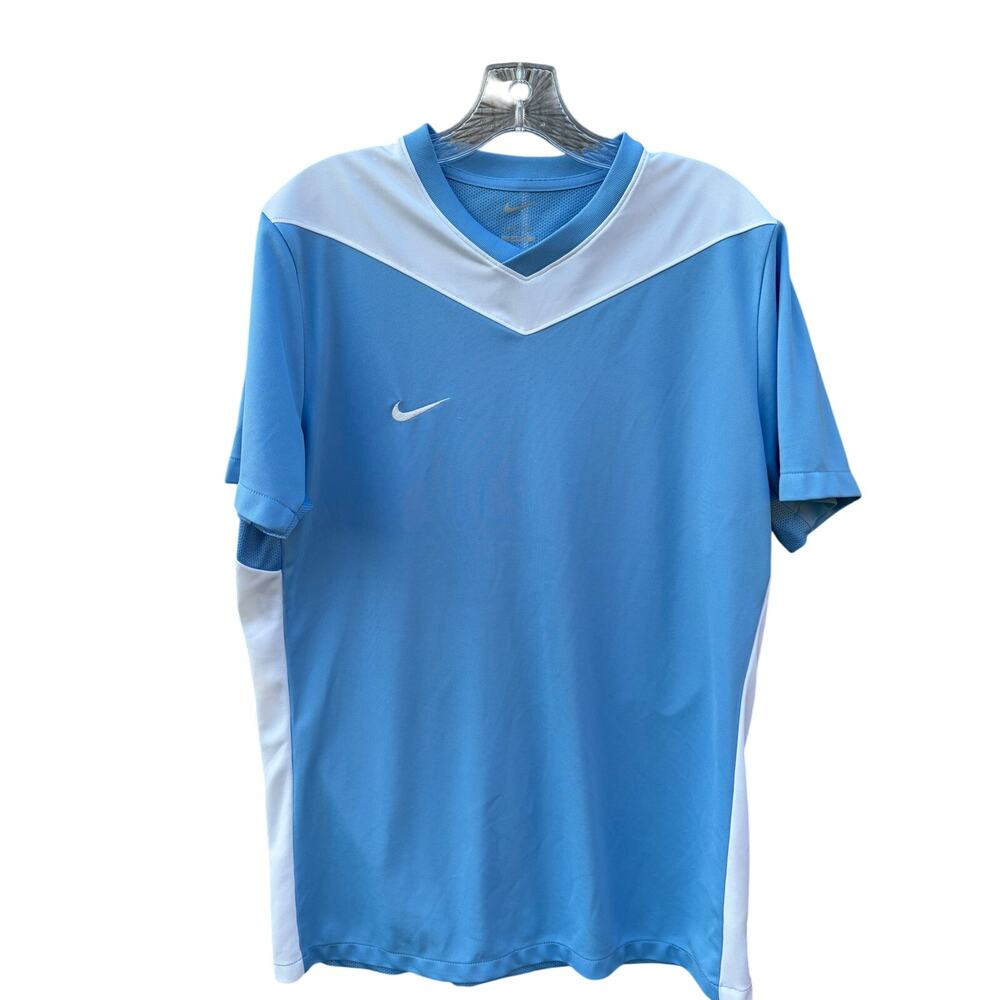NIKE Dri-Fit Park Derby IV Jersey Blue Men's Size Large